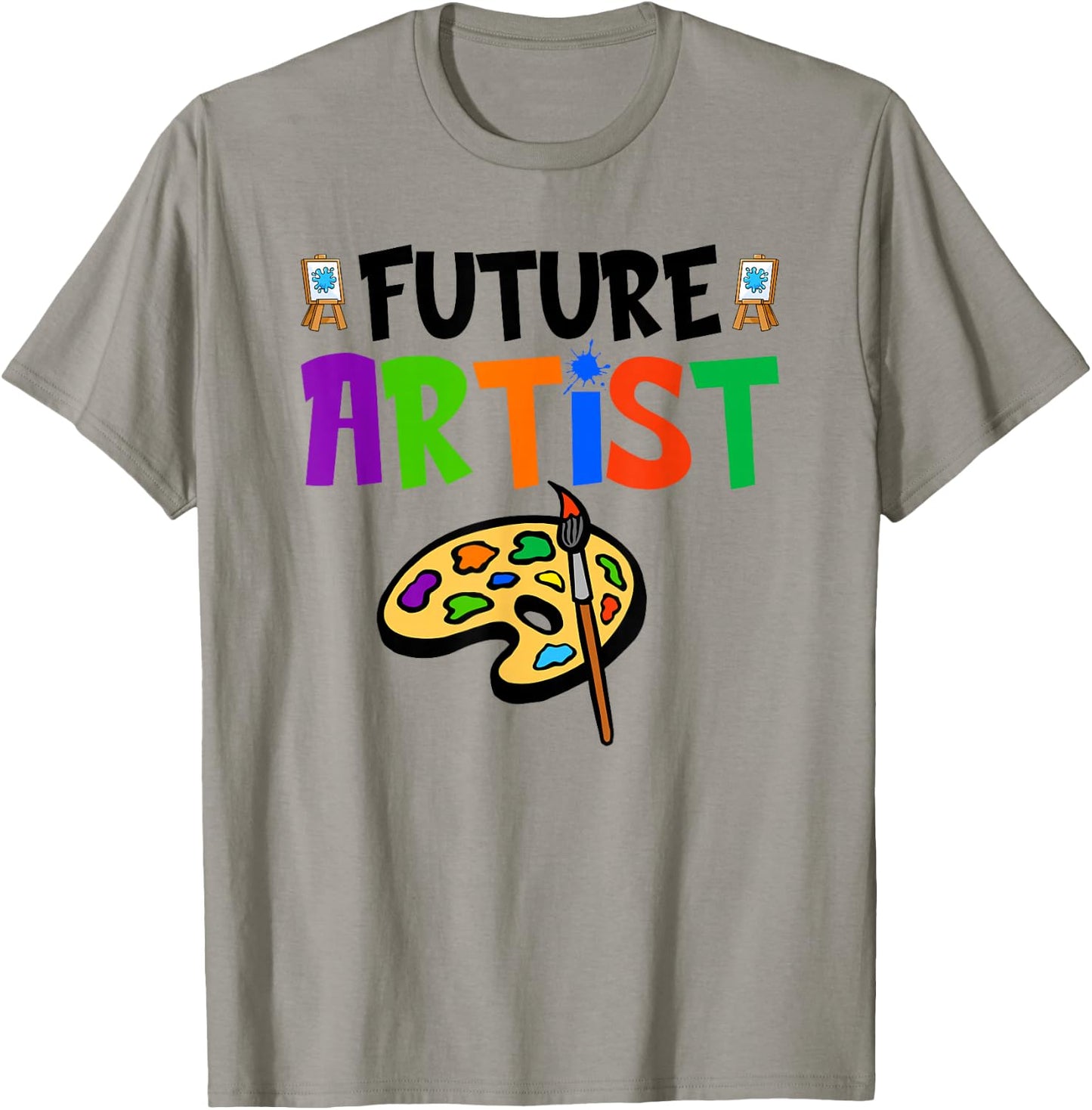 Future Artist, Colorful Painter Artist Kids T-Shirt - T-Shirt | Sand