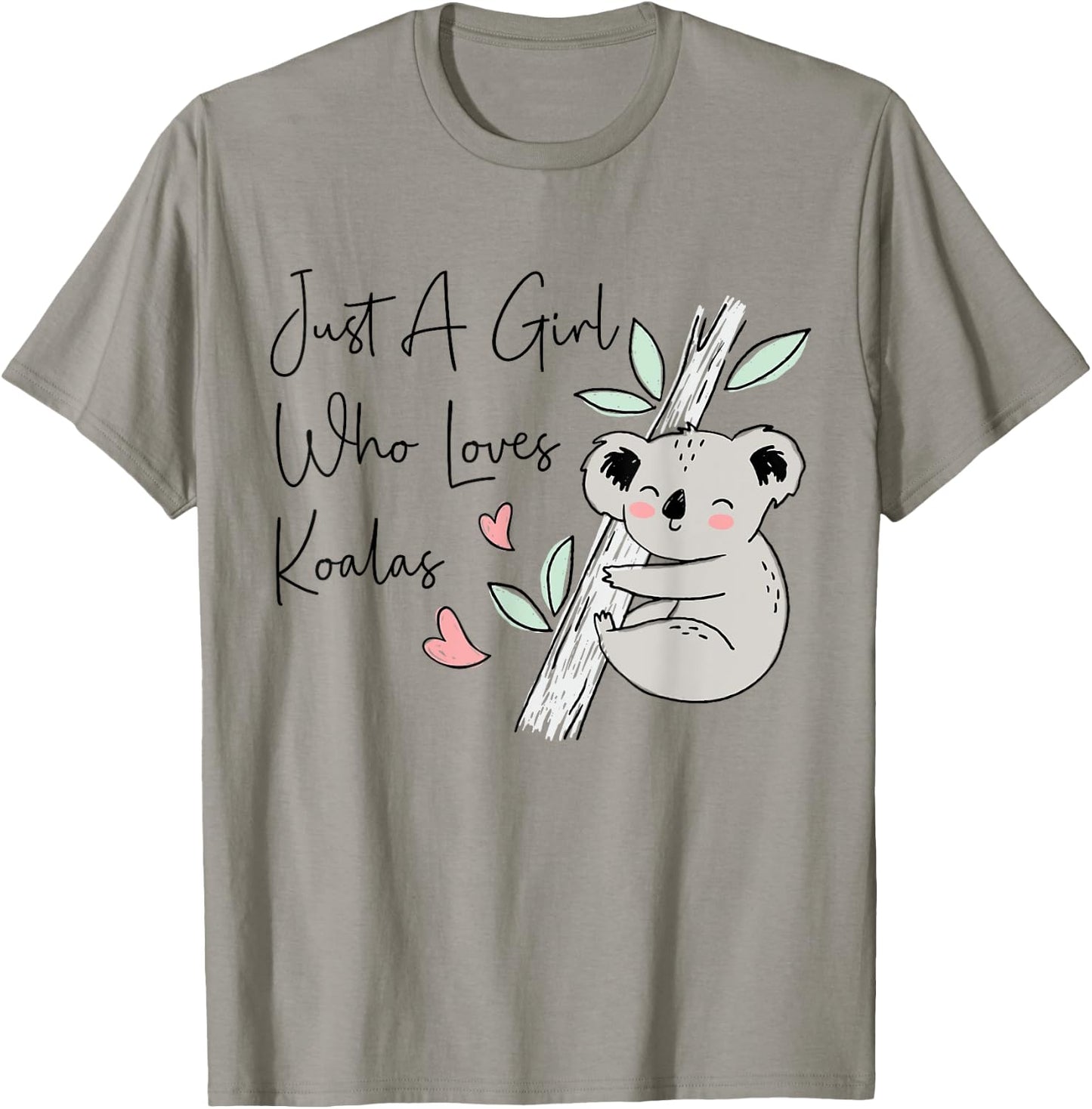 Just A Girl Who Loves Koala Cute Koala Bear T-Shirt - T-Shirt | Sand