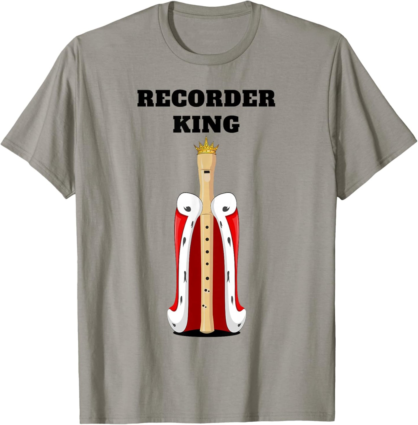 Recorder King | Boys Recorder Design | Recorder T-Shirt - T-Shirt | Sand