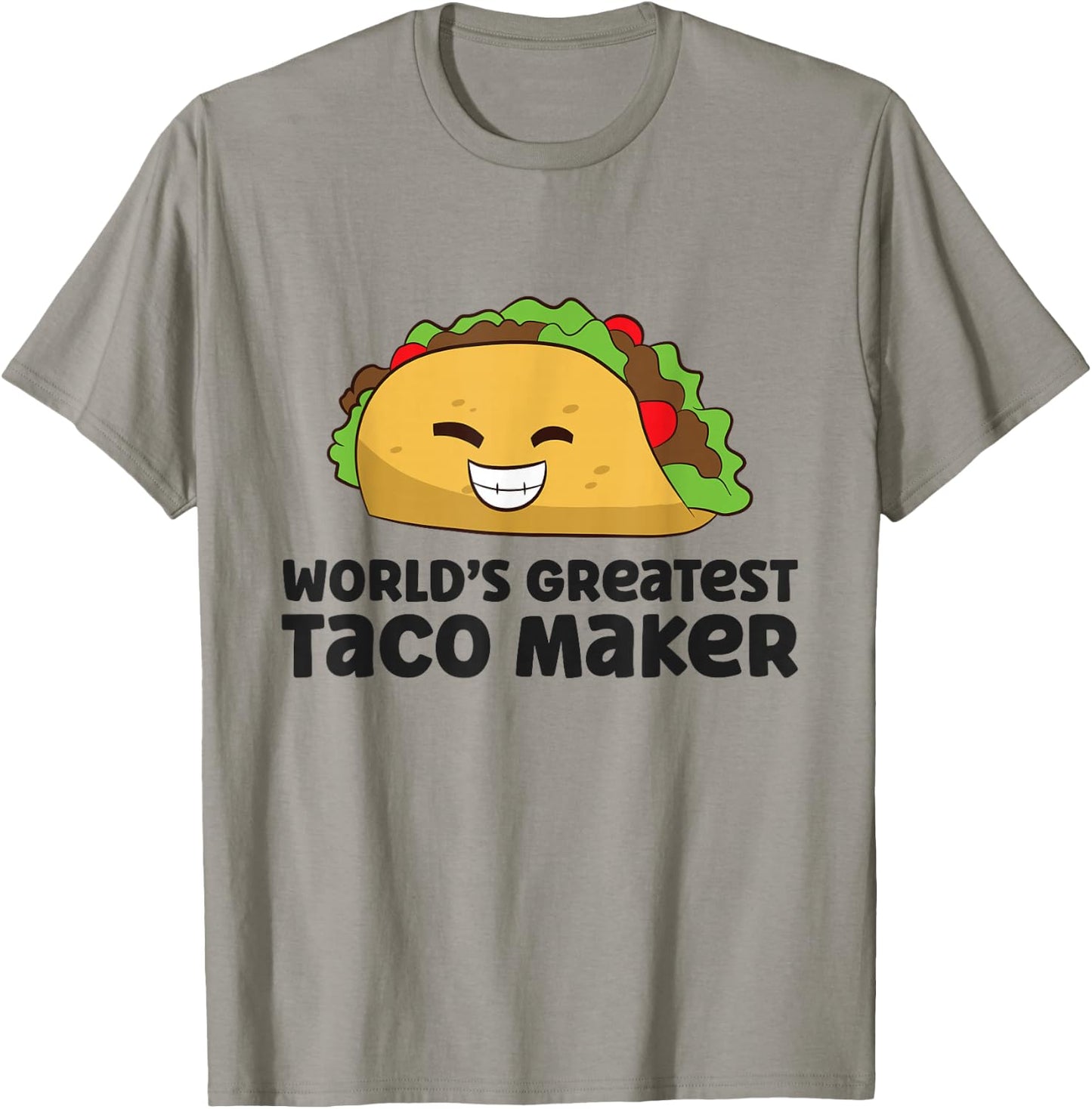 World's Greatest Taco Maker Funny Taco T-Shirt - T-Shirt | Sand