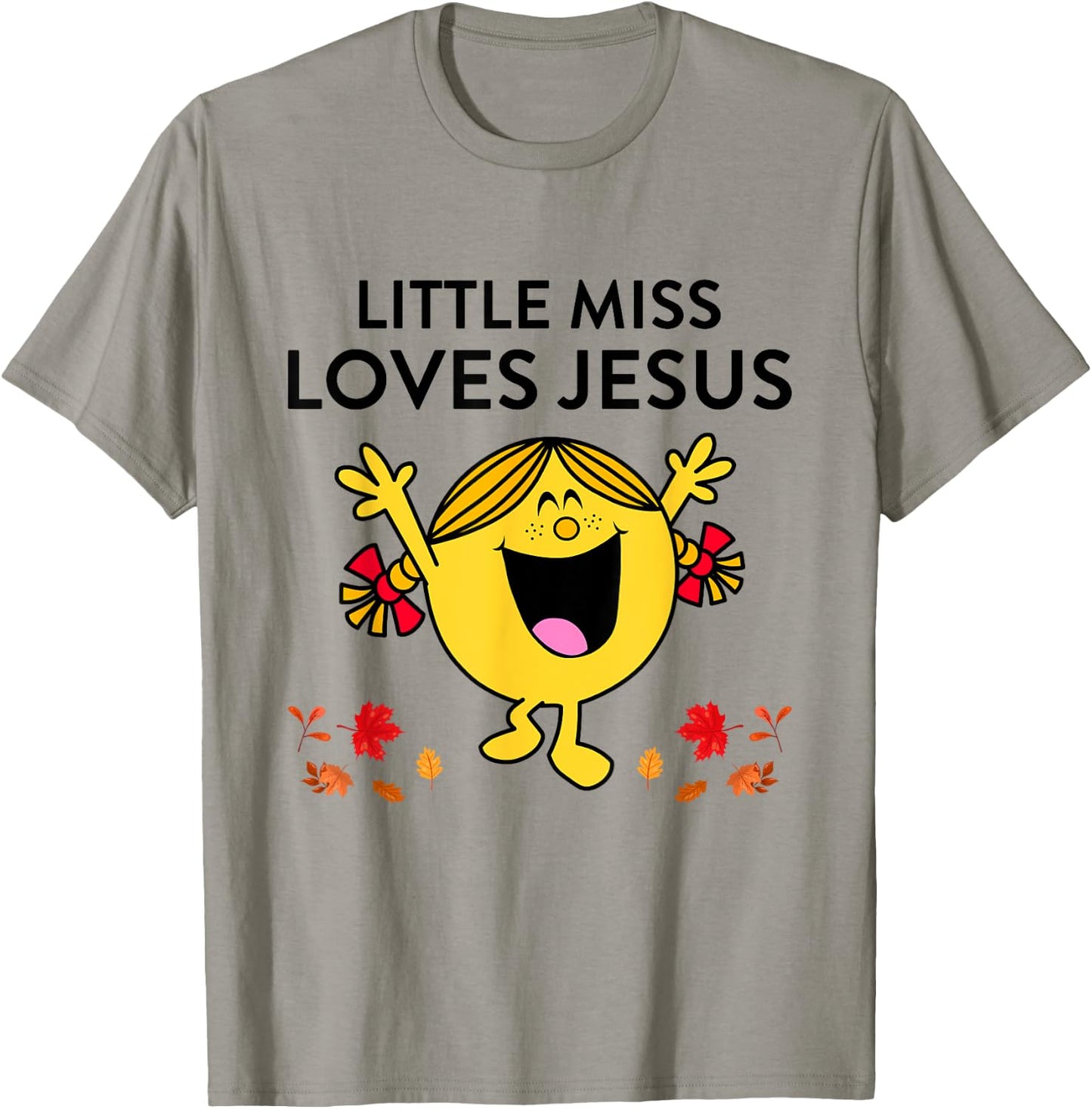 Little Miss Love Jesus Autumn Quote T-Shirt - T-Shirt | Sand