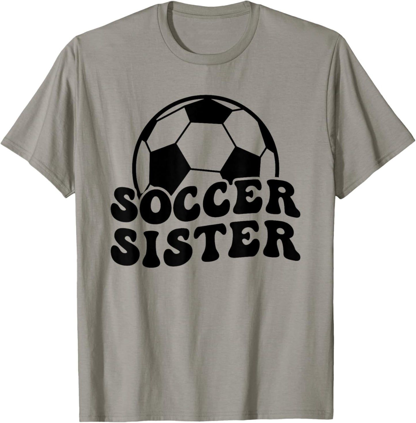 Soccer Sister Of A Soccer Player Sister T-Shirt - T-Shirt | Sand