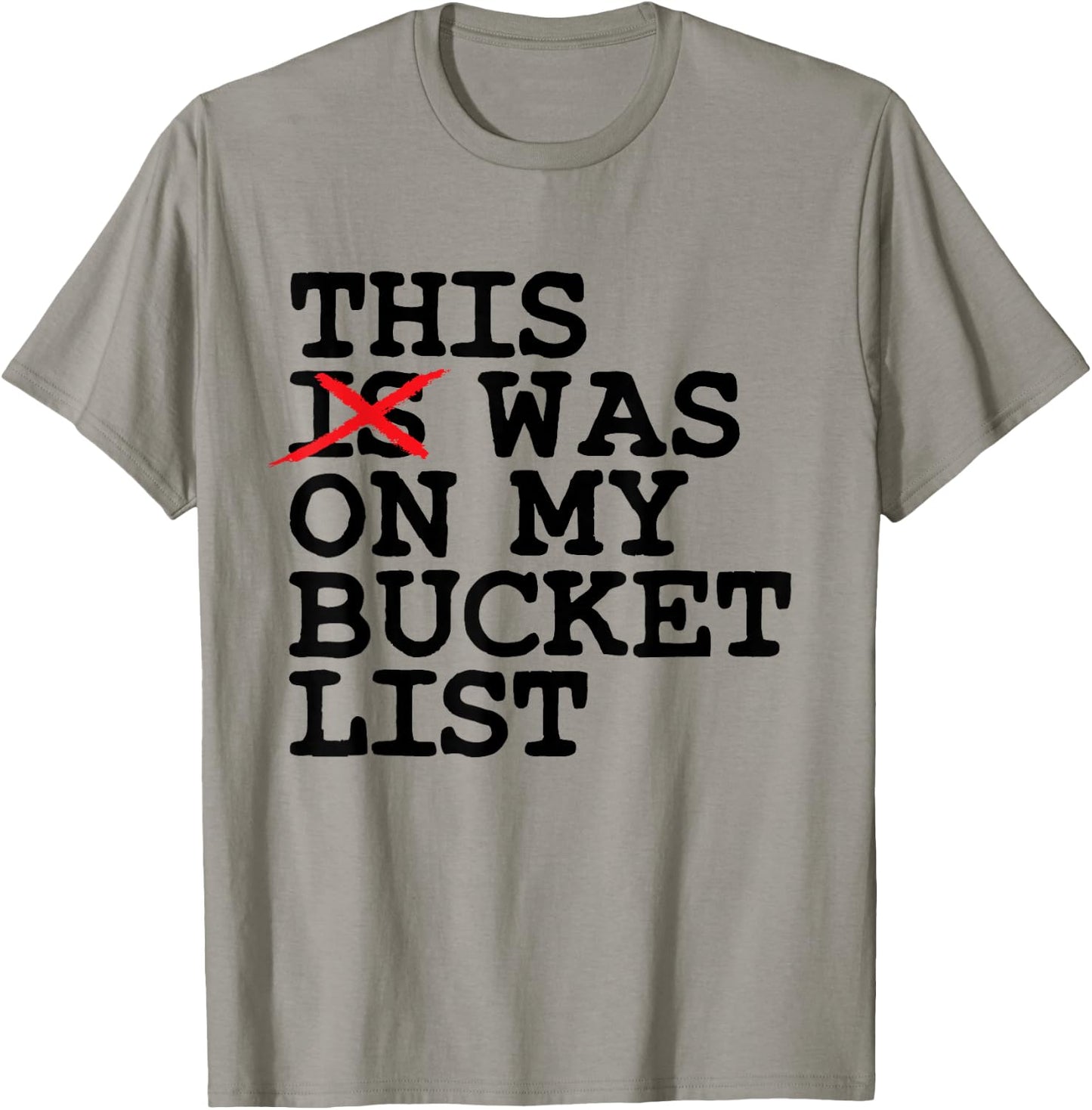 Bucket List Adventure Trip Backpackers T-Shirt - T-Shirt | Sand