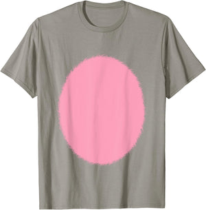 White Easter Bunny Rabbit Pink Furry Tummy Belly Costume T-Shirt - T-Shirt | Sand