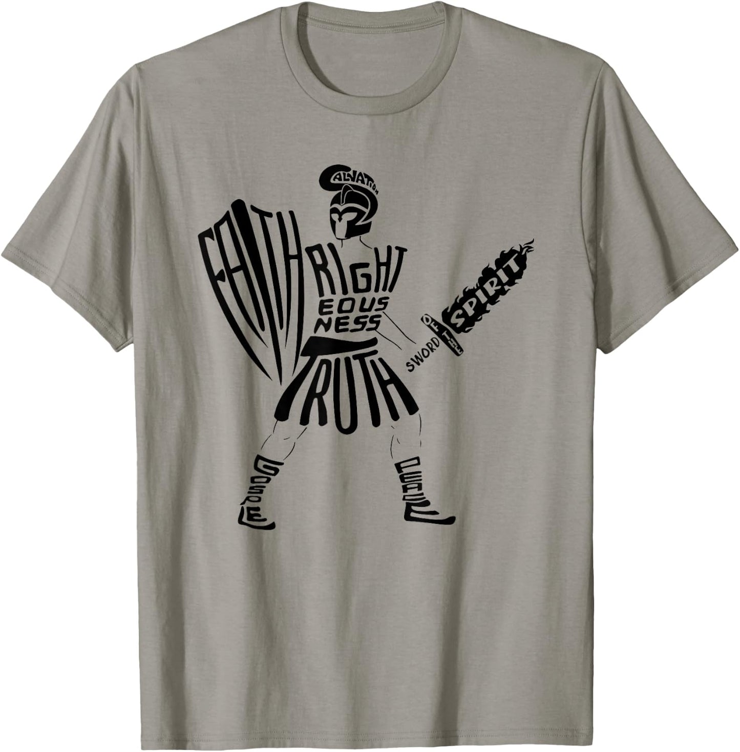 Armor Of God, Belt of Truth, Sword of the Spirit T-Shirt - T-Shirt | Sand