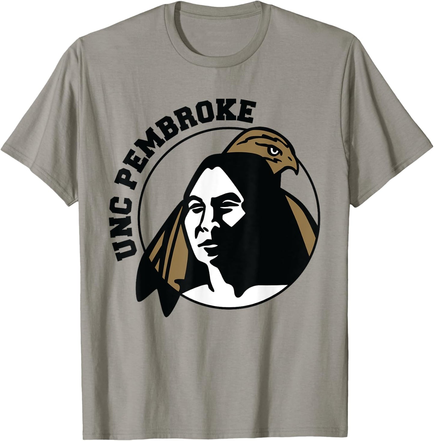 License Champs University of North Carolina at Pembroke | NCAA | NCAFUNCP04 , Small, White T-Shirt - T-Shirt | Sand