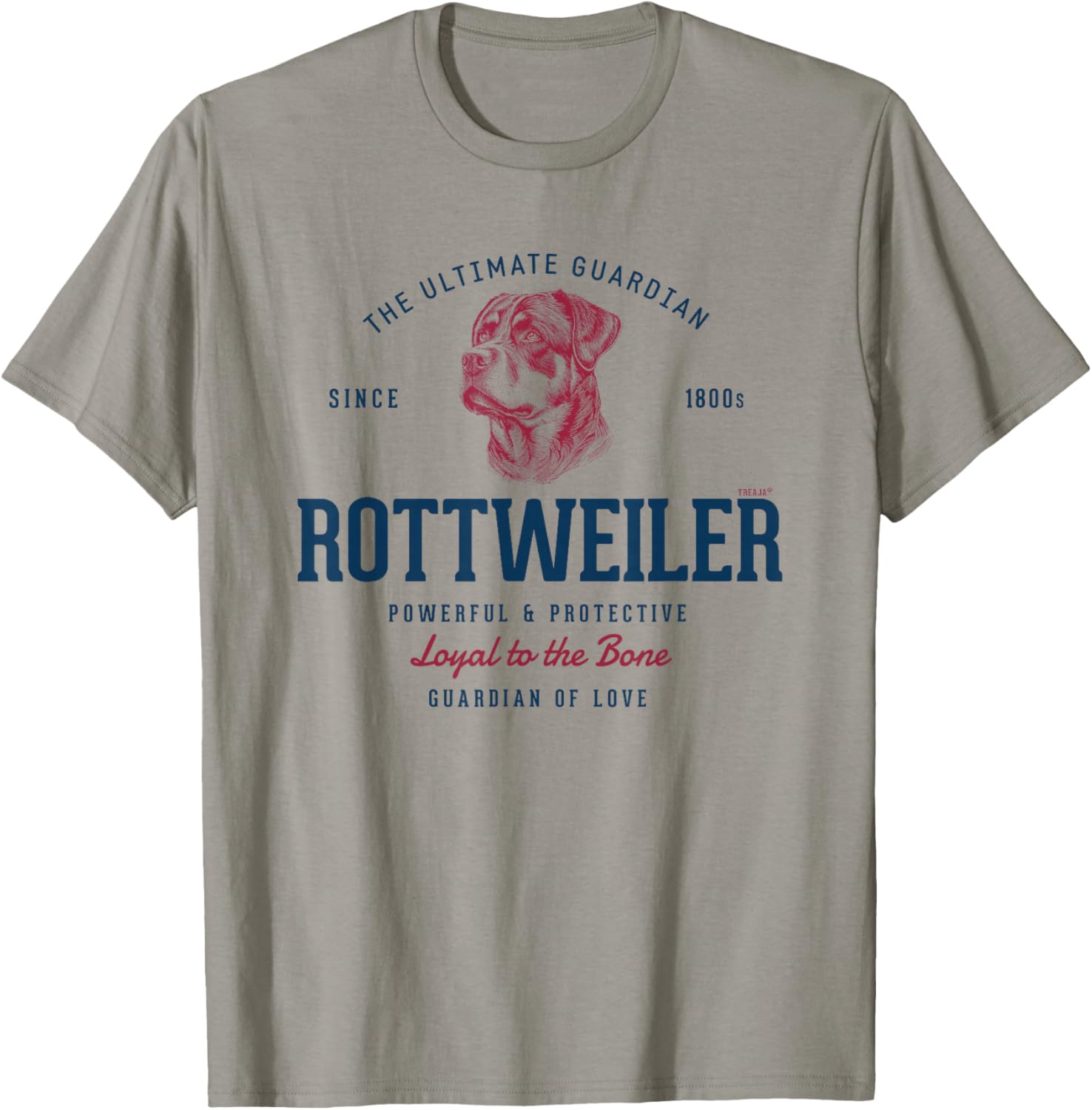 Retro Styled Vintage Rottweiler T-Shirt - T-Shirt | Sand