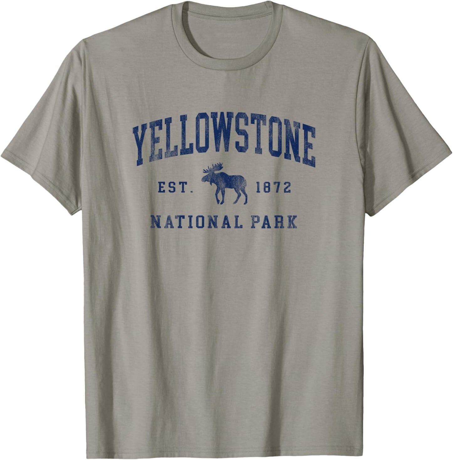 Yellowstone National Park 1872 Hiking Graphic T-Shirt - T-Shirt | Sand