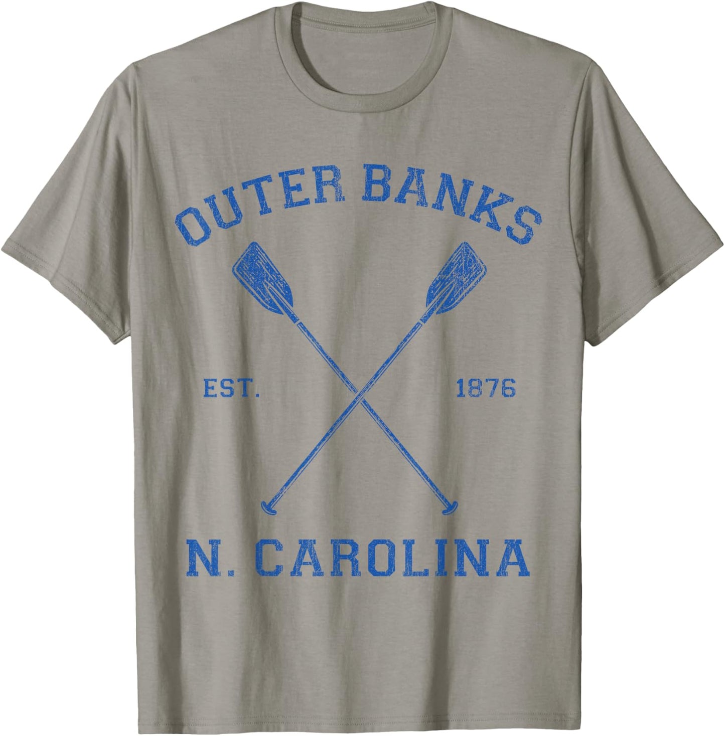 Vintage Outer Banks North Carolina Vacation T-Shirt - T-Shirt | Sand