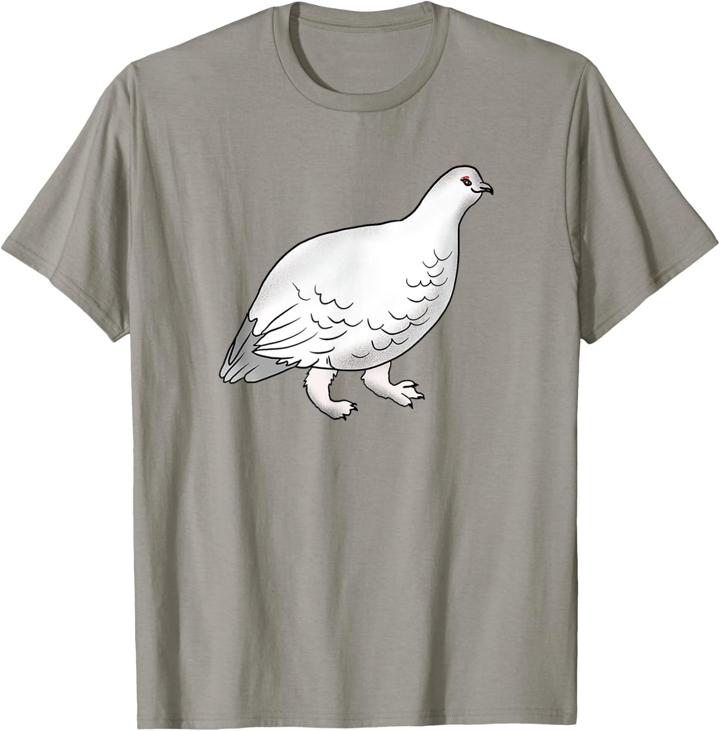 Kids Youth Teens Arctic Bird Rock Ptarmigan for Birds Lover T-Shirt - T-Shirt | Sand
