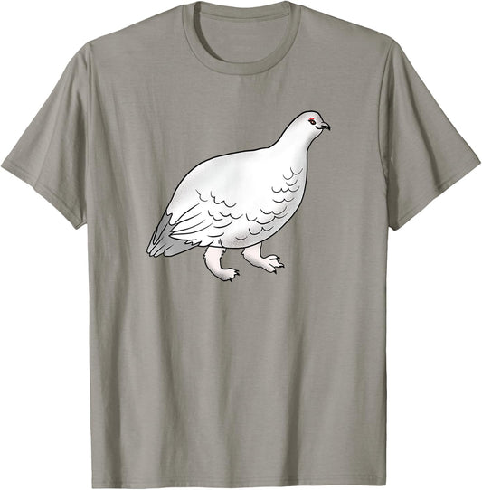 Kids Youth Teens Arctic Bird Rock Ptarmigan for Birds Lover T-Shirt - T-Shirt | Sand