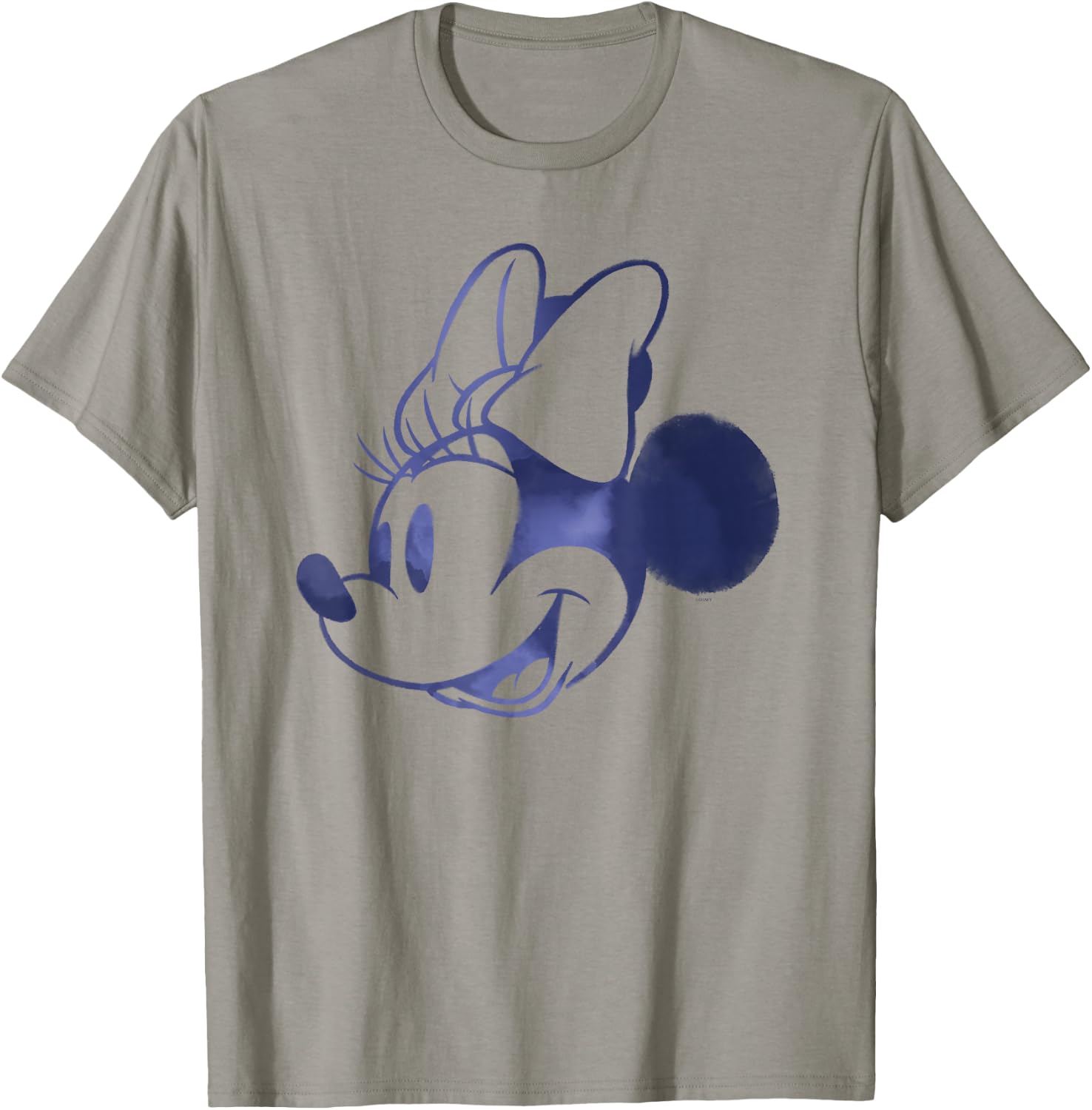 Disney Minnie Mouse Head Retro Vintage Classic Small T-Shirt - T-Shirt | Sand