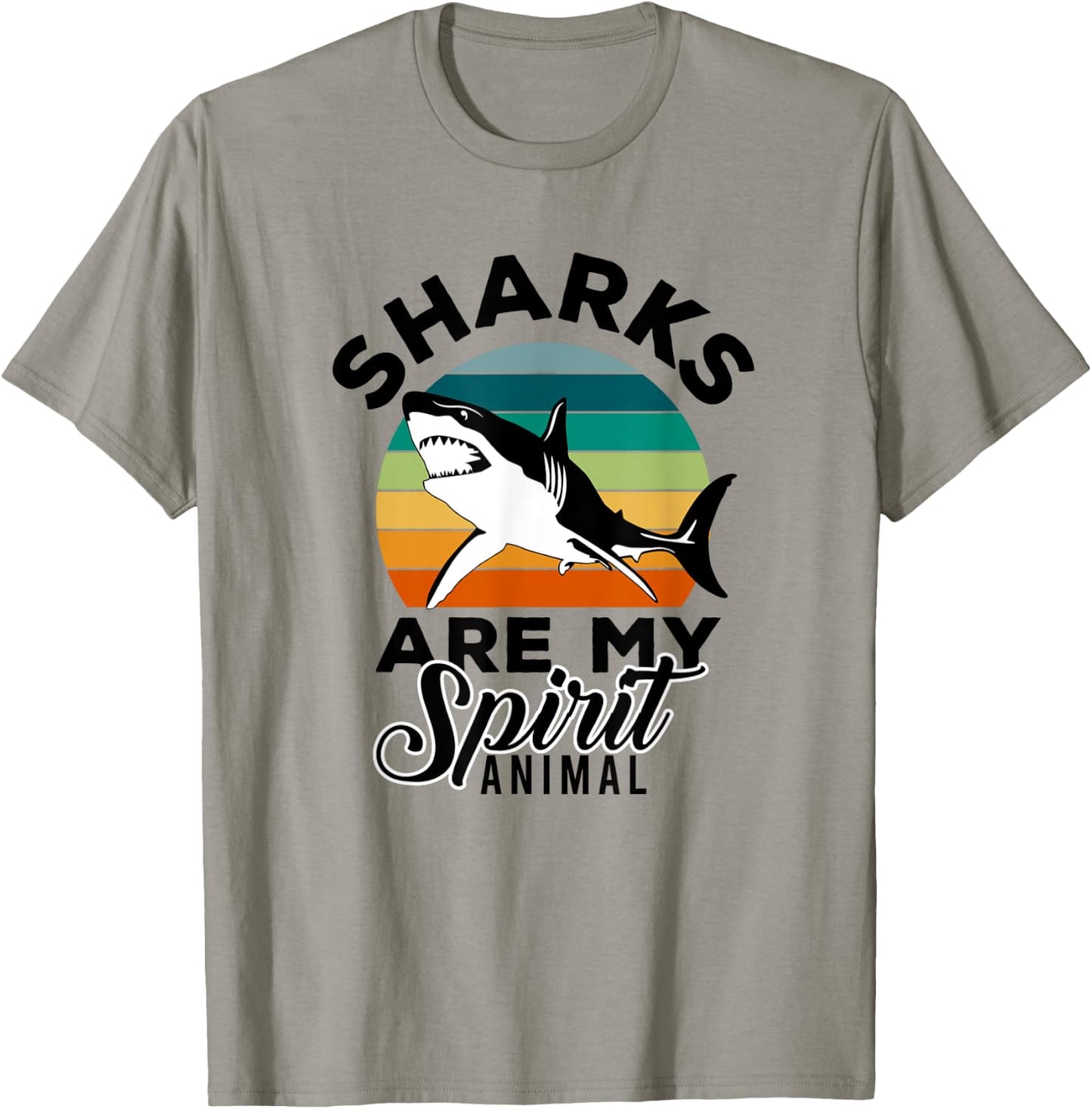 Sharks Are My Spirit Animal Shark Lover T-Shirt - T-Shirt | Sand