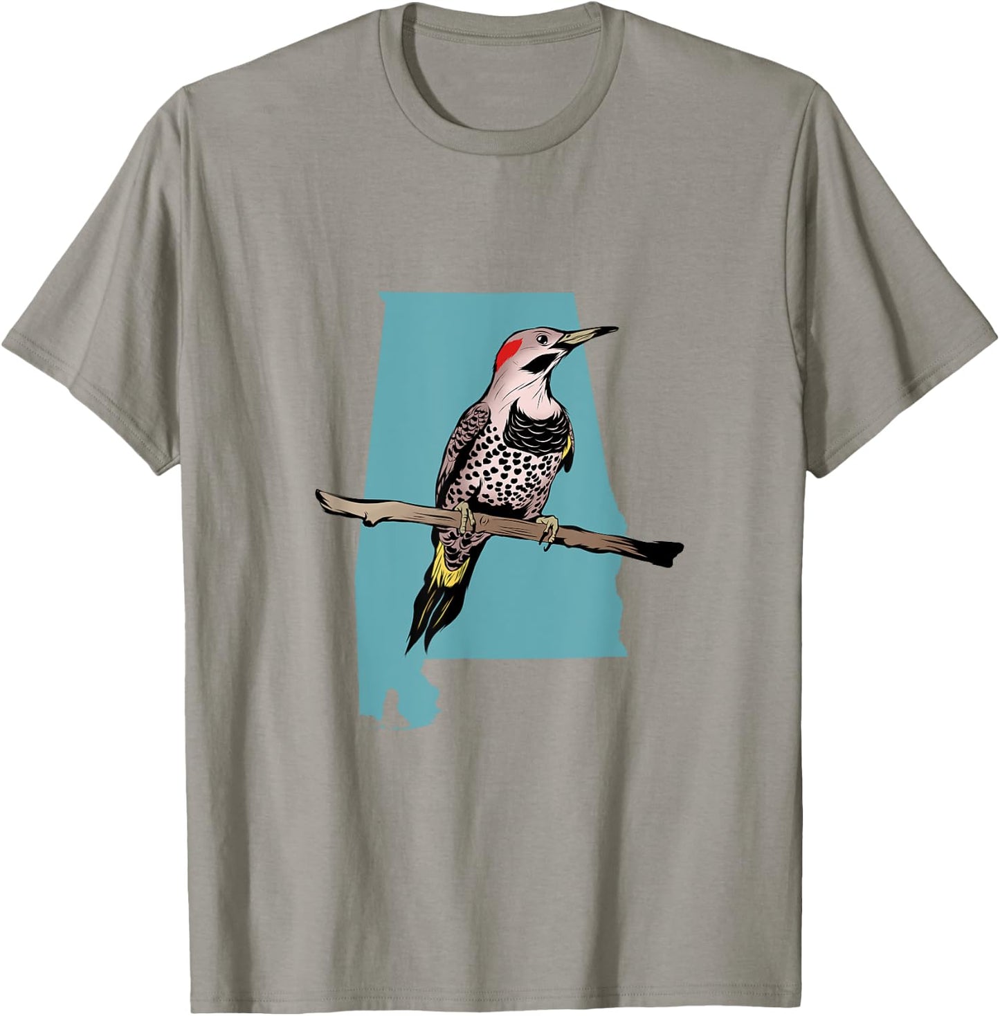 Alabama State Bird Northern Flicker Yellowhammer Outdoors T-Shirt - T-Shirt | Sand