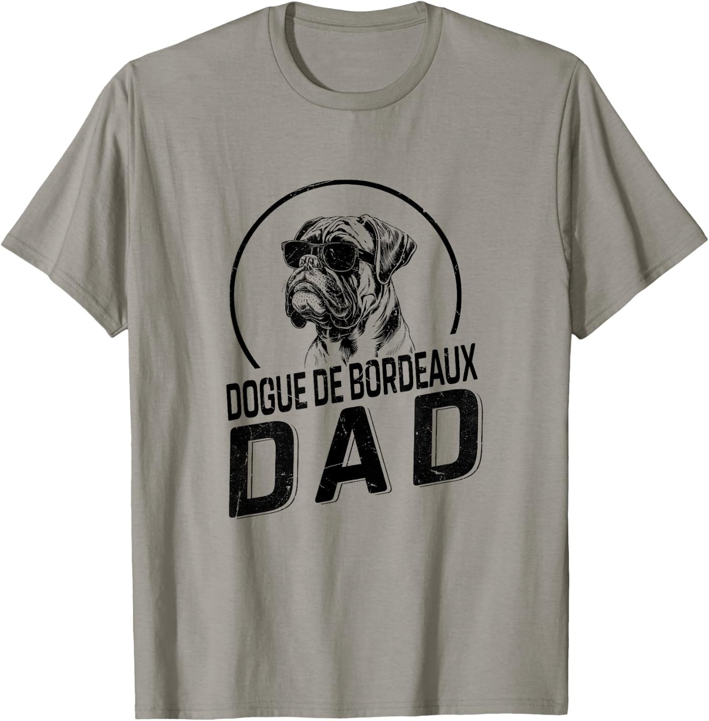 Dogue de Bordeaux Dad Dog Owner Gifts Funny Dog Dad T-Shirt - T-Shirt | Sand