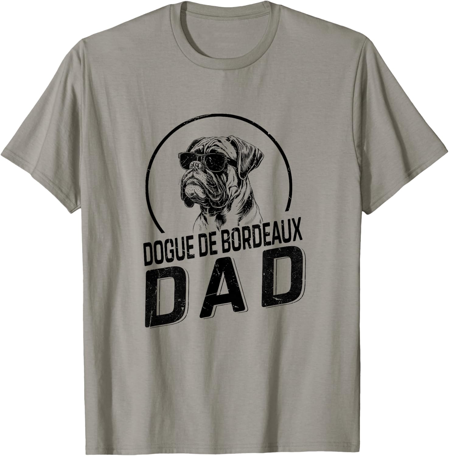 Dogue de Bordeaux Dad Dog Owner Gifts Funny Dog Dad T-Shirt - T-Shirt | Sand