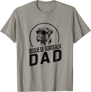 Dogue de Bordeaux Dad Dog Owner Gifts Funny Dog Dad T-Shirt - T-Shirt | Sand