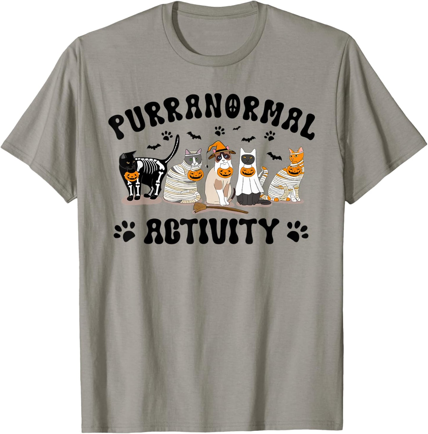halloween cat paranormal activity ghost spooky seaso Women T-Shirt - T-Shirt | Sand