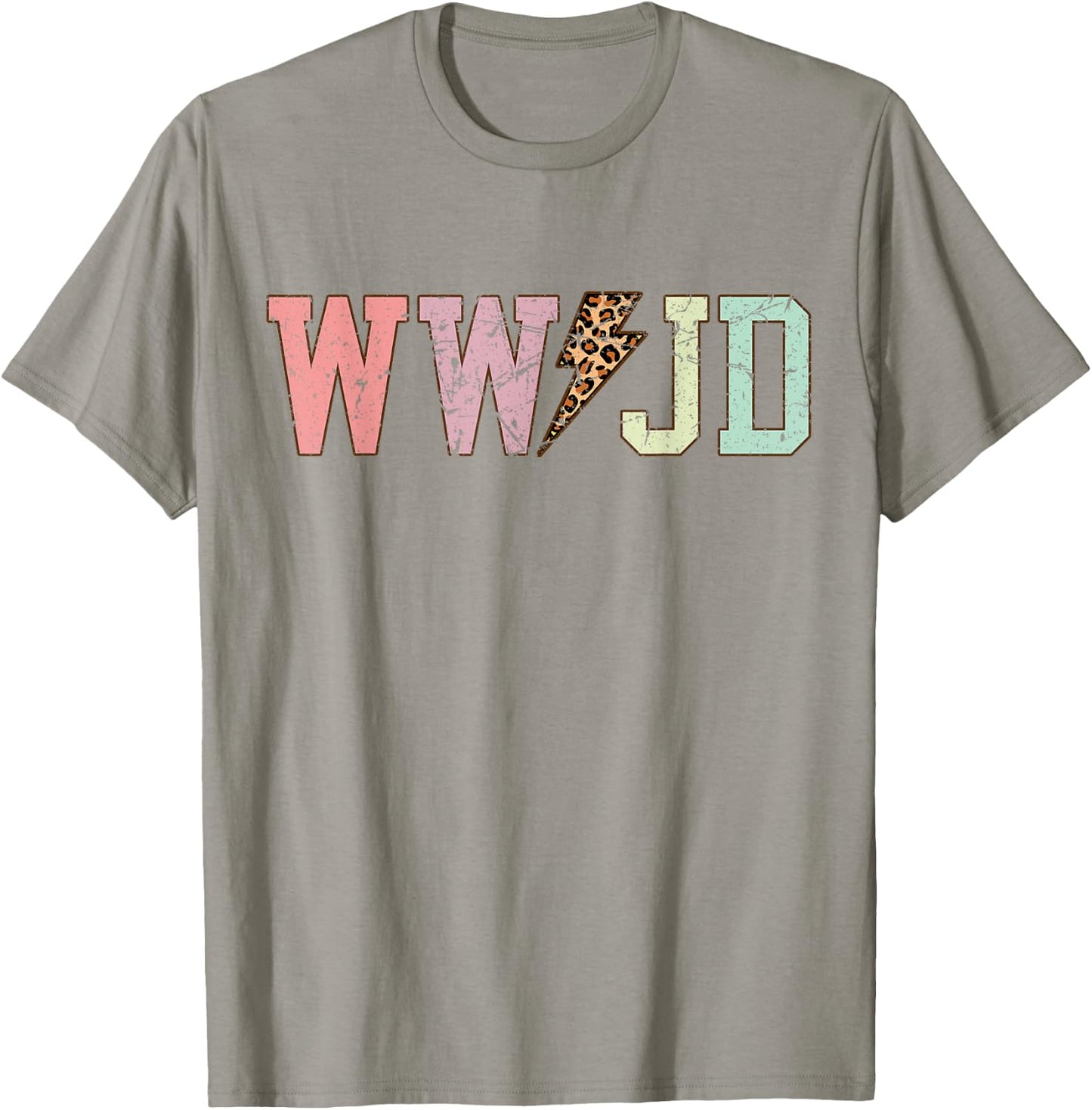 WWJD What Would Jesus Do Christian Bible Faith Vintage Cute T-Shirt - T-Shirt | Sand