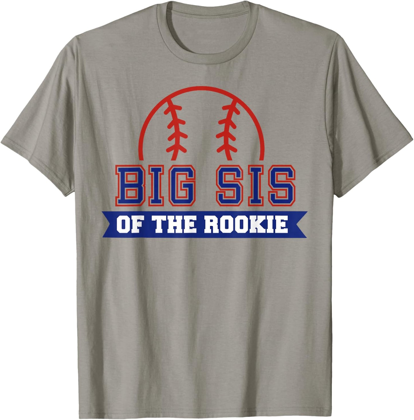 Big Sister of Rookie 1st Birthday Baseball Theme Matching T-Shirt - T-Shirt | Sand