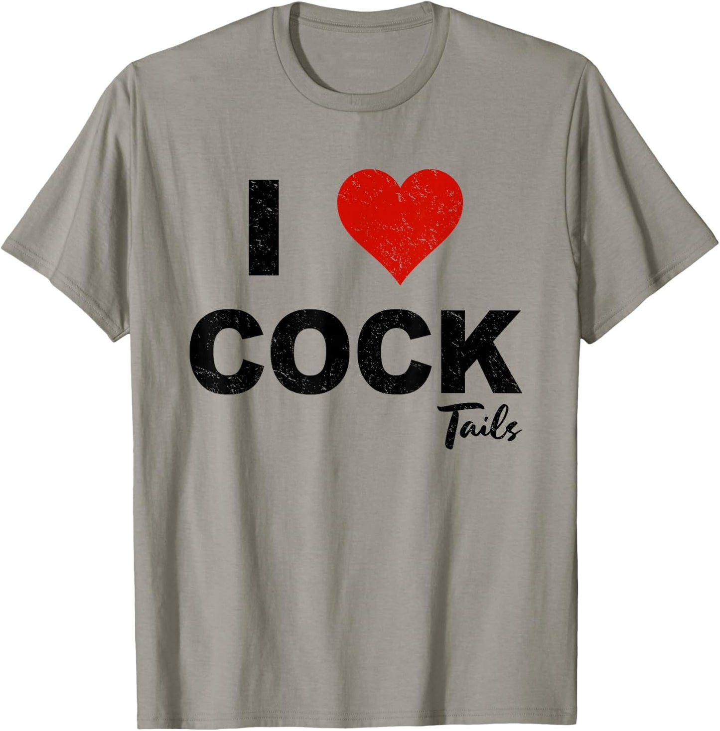 Funny I Love Cocktails Cocktail Bar Pub Drinking Joke Pun T-Shirt - T-Shirt | Sand