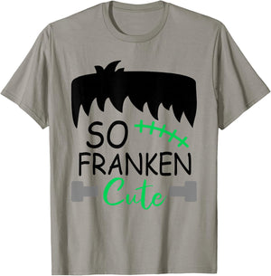 So Franken Cute Toddler Boy Halloween Costume Scary Funny T-Shirt - T-Shirt | Sand