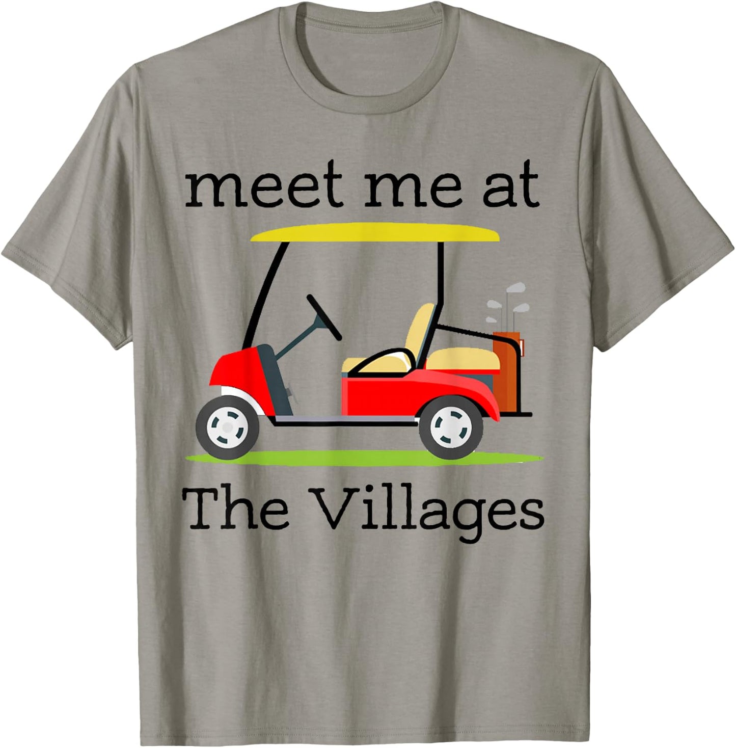 The Villages Florida Retirement Golf T-Shirt - T-Shirt | Sand