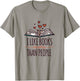 I Like Books More Than People T-Shirt - T-Shirt | Sand