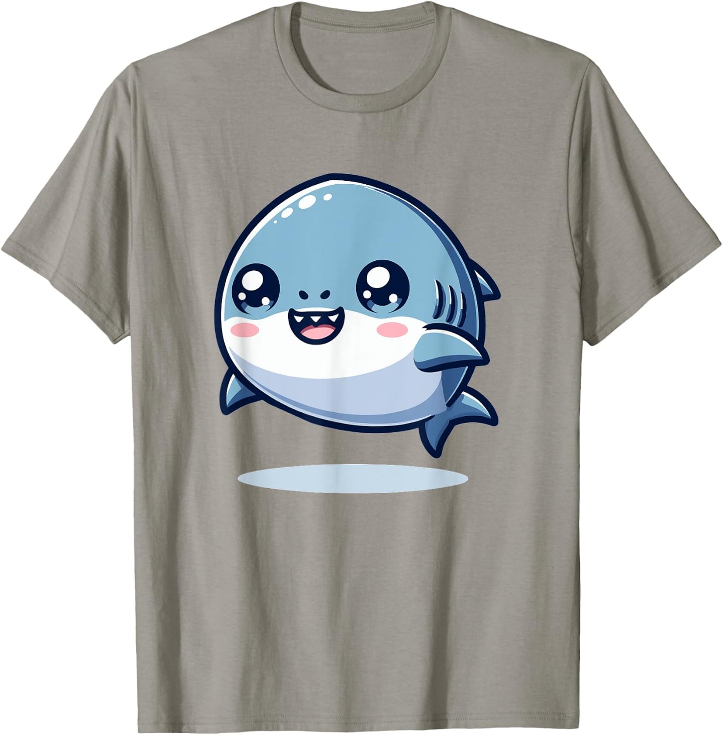 Adorable Cute Japanese Kawaii Chibi Shark T-Shirt - T-Shirt | Sand