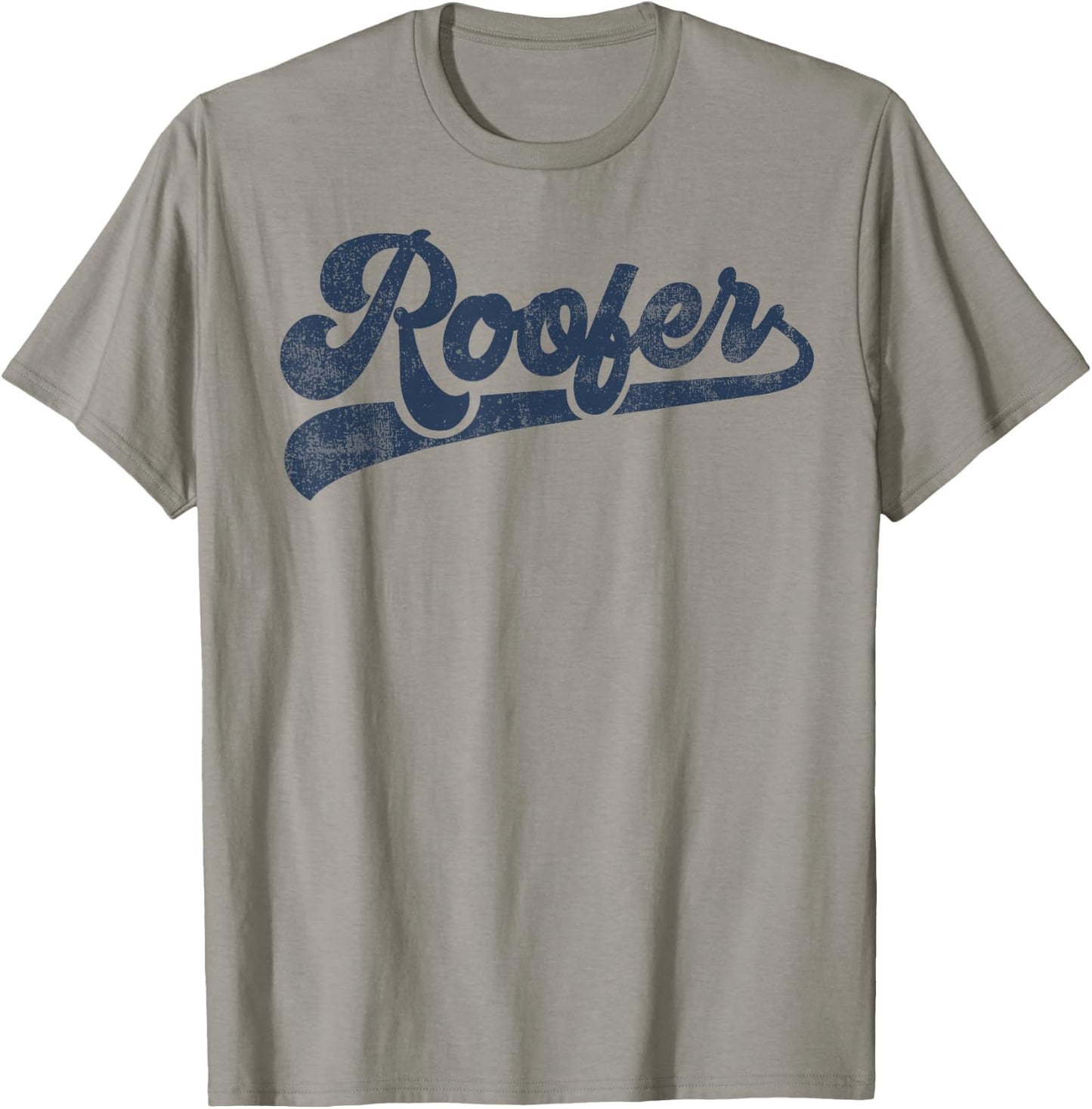 Roofer Cute Vintage Graphic T-Shirt - T-Shirt | Sand