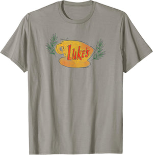 Gilmore Girls - Luke Coffee Cup T-Shirt - T-Shirt | Sand