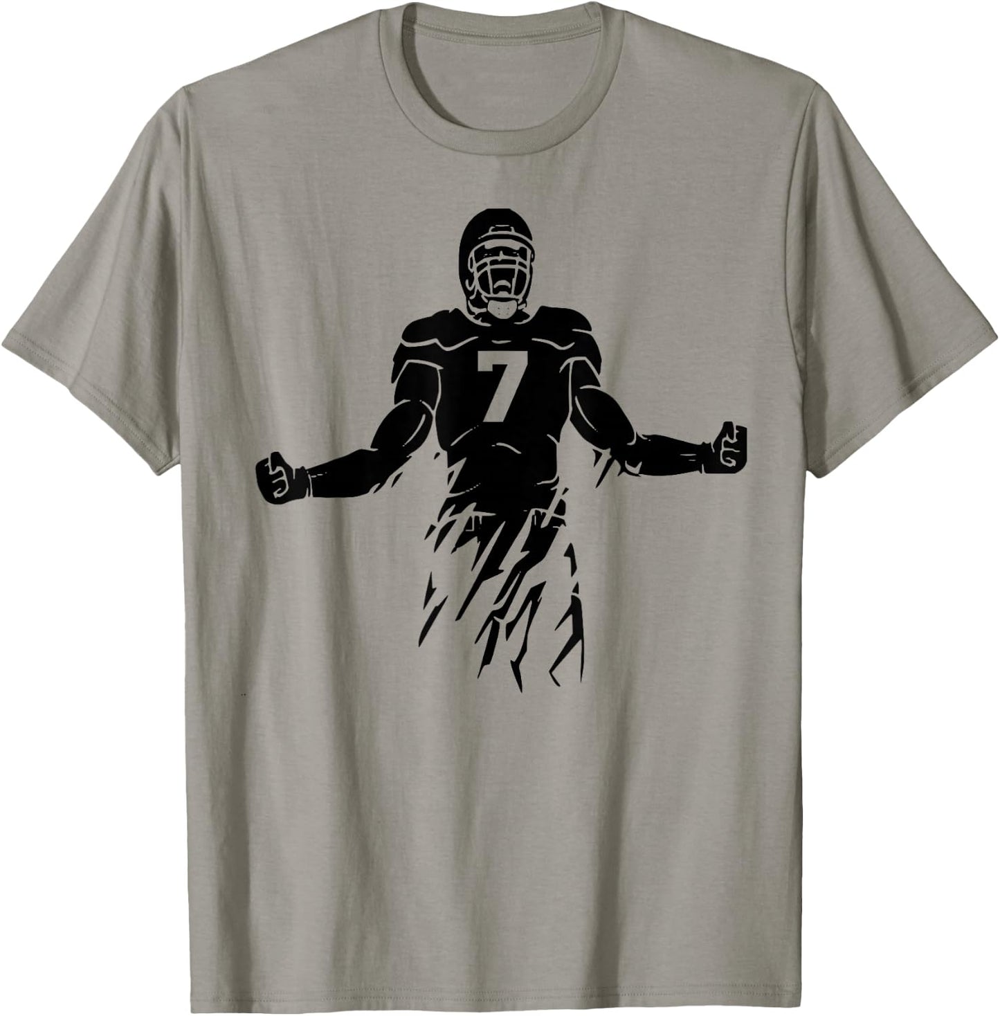 Football Number 7, My Favorite Football Players Number T-Shirt - T-Shirt | Sand