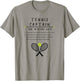 Tennis Captain, Funny, Sports, Tennis T-Shirt - T-Shirt | Sand
