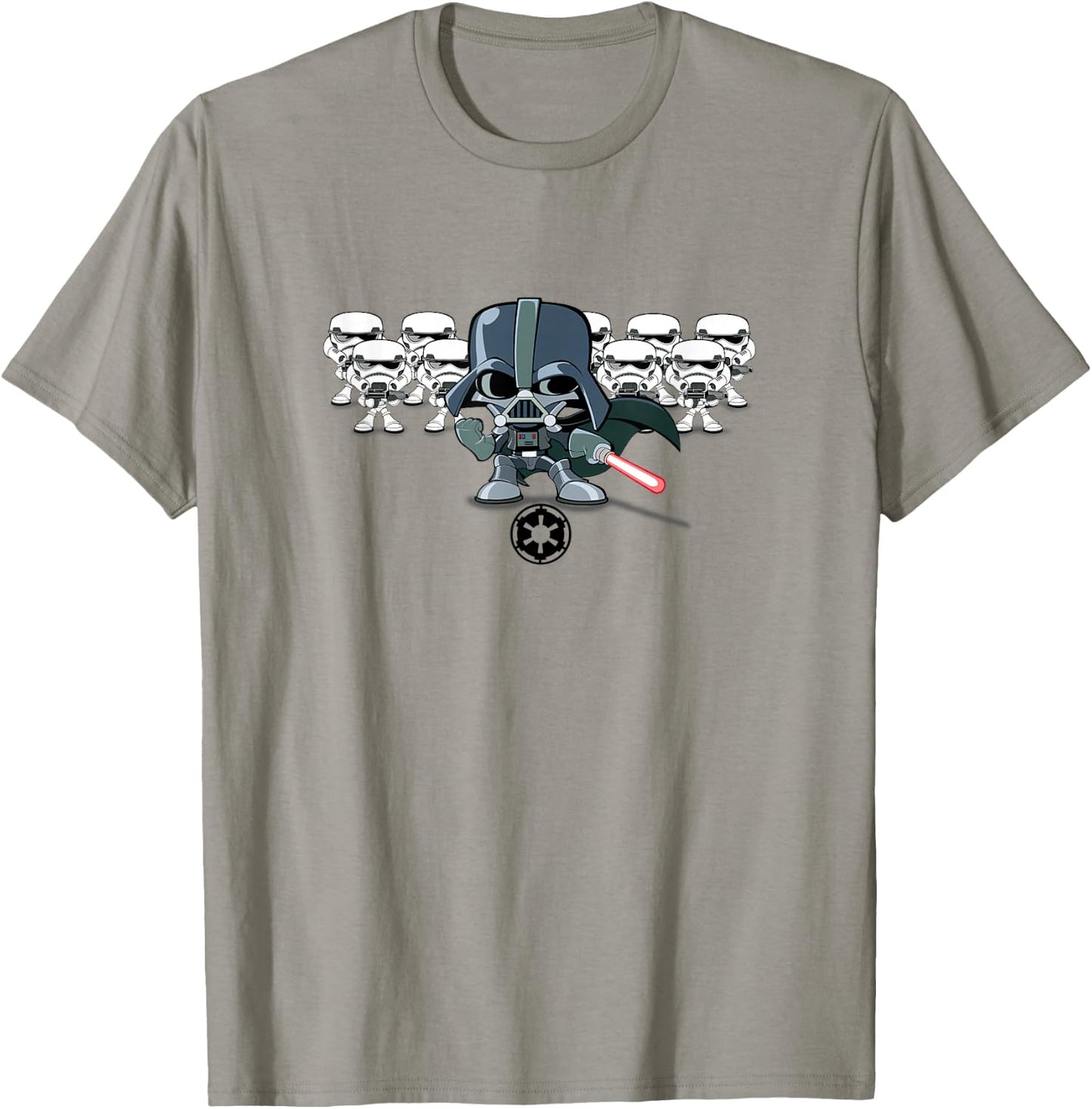 Star Wars Darth Vader Stormtrooper Army Chibi Style Cute V2 T-Shirt - T-Shirt | Sand