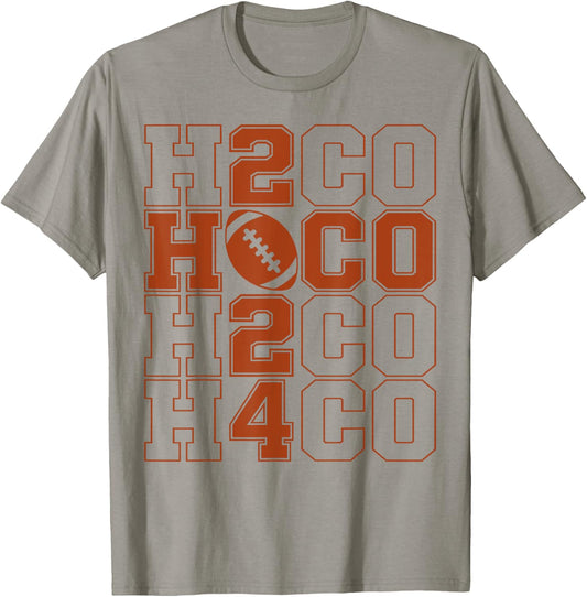 Hoco 2024 Football Funny Homecoming Football 2024 T-Shirt - T-Shirt | Sand