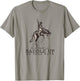 Saddle up on deez nuts T-Shirt - T-Shirt | Sand