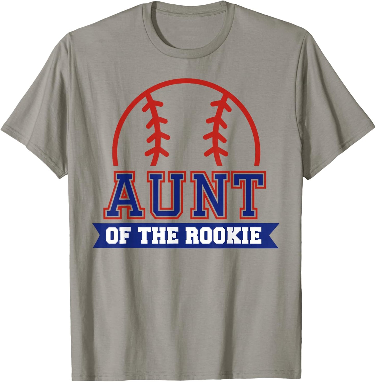 Aunt of Rookie 1st Birthday Baseball Theme Matching Party T-Shirt - T-Shirt | Sand