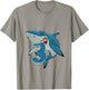 Kids 3rd Birthday Shark 3 Years Old Birthday Shark Theme T-Shirt - T-Shirt | Sand