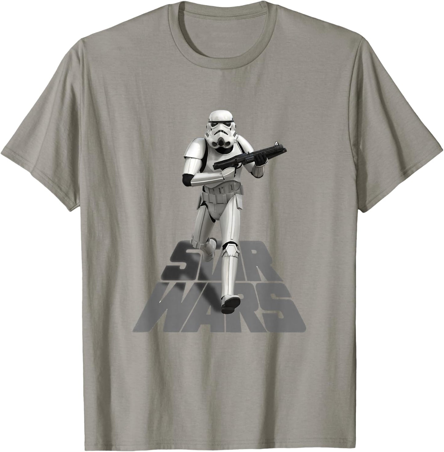 Star Wars Classic Imperial Stormtrooper Running Poster T-Shirt - T-Shirt | Sand