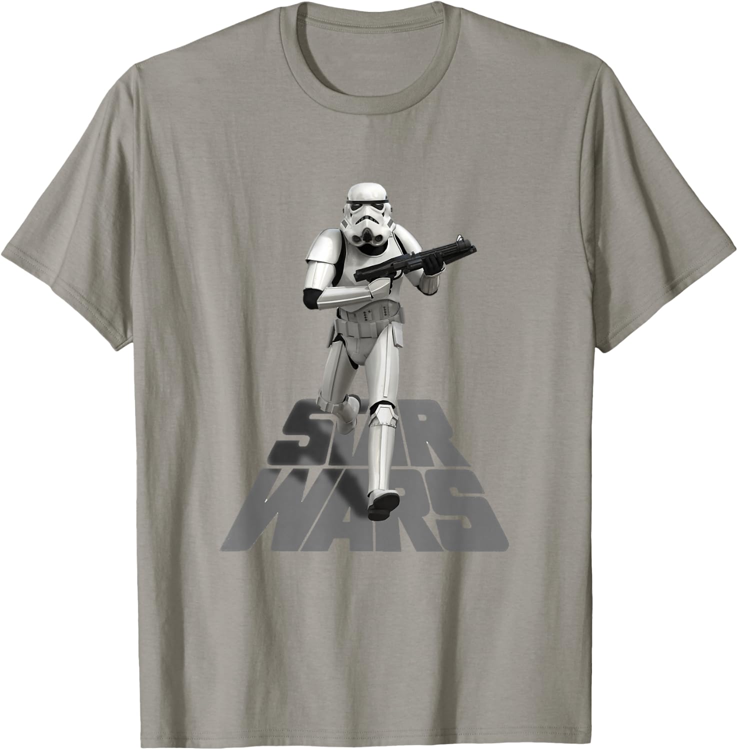 Star Wars Classic Imperial Stormtrooper Running Poster T-Shirt - T-Shirt | Sand