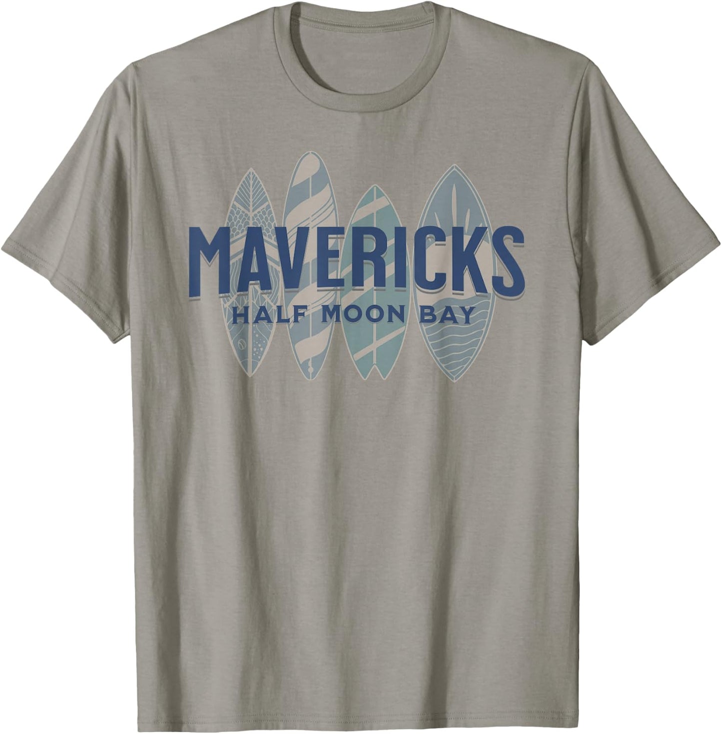 Mavericks Half Moon Bay California Big Wave Surfing Surfer T-Shirt - T-Shirt | Sand