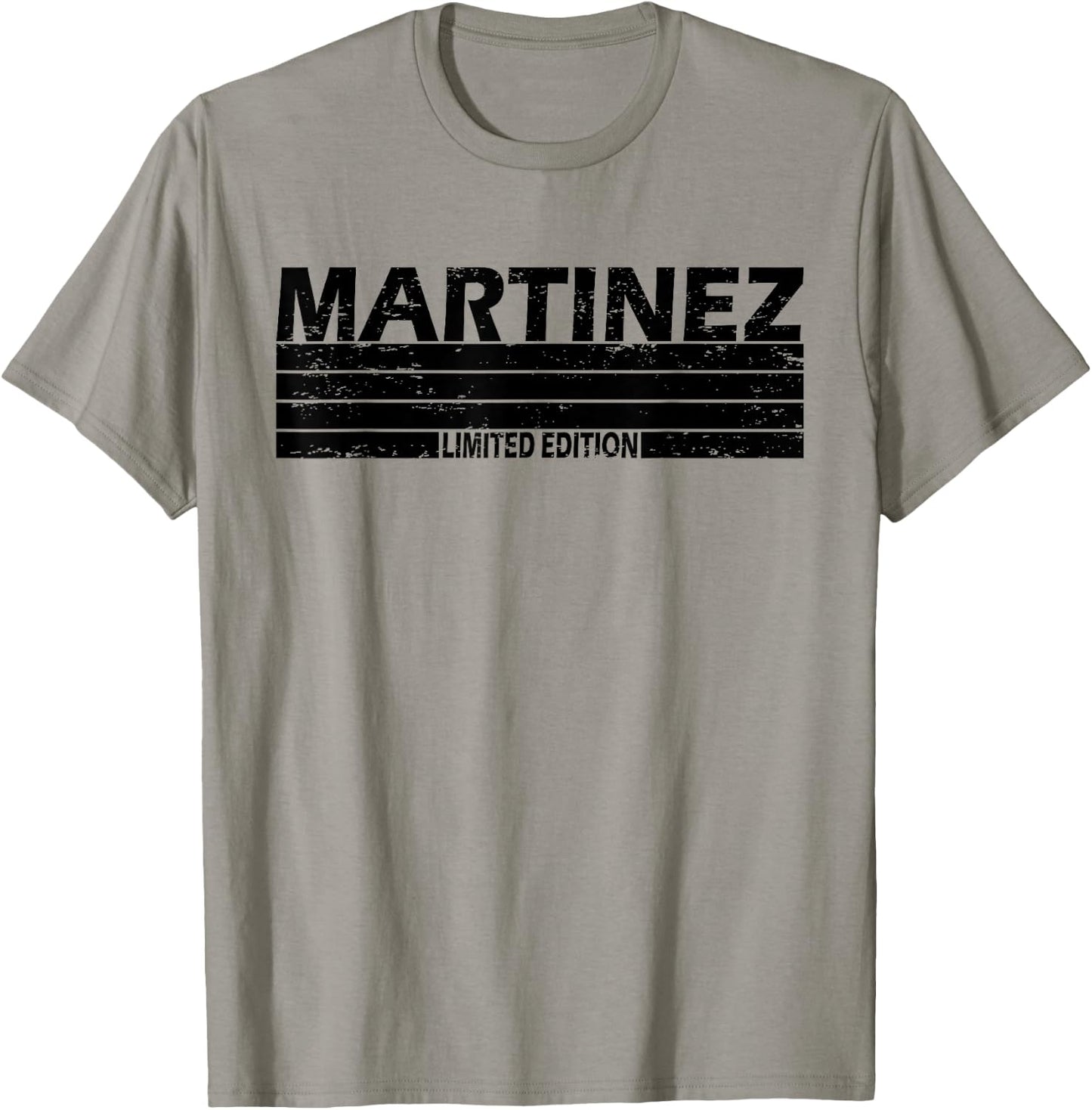 Martinez Surname Limited Edition Retro Vintage Style Sunset T-Shirt - T-Shirt | Sand