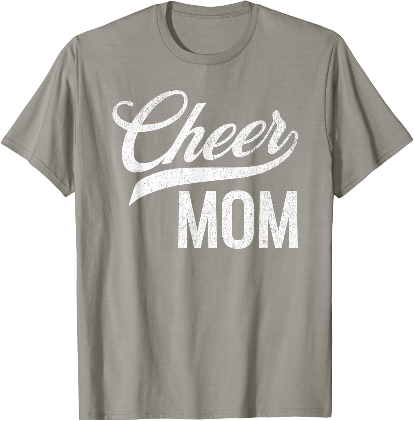 Cheer Mom Green Cheerleading Matching Parents T-Shirt - T-Shirt | Sand
