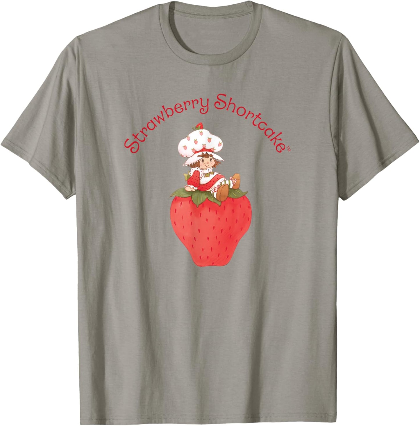 Strawberry Shortcake Berry Cute Vintage Strawberry Logo T-Shirt - T-Shirt | Sand