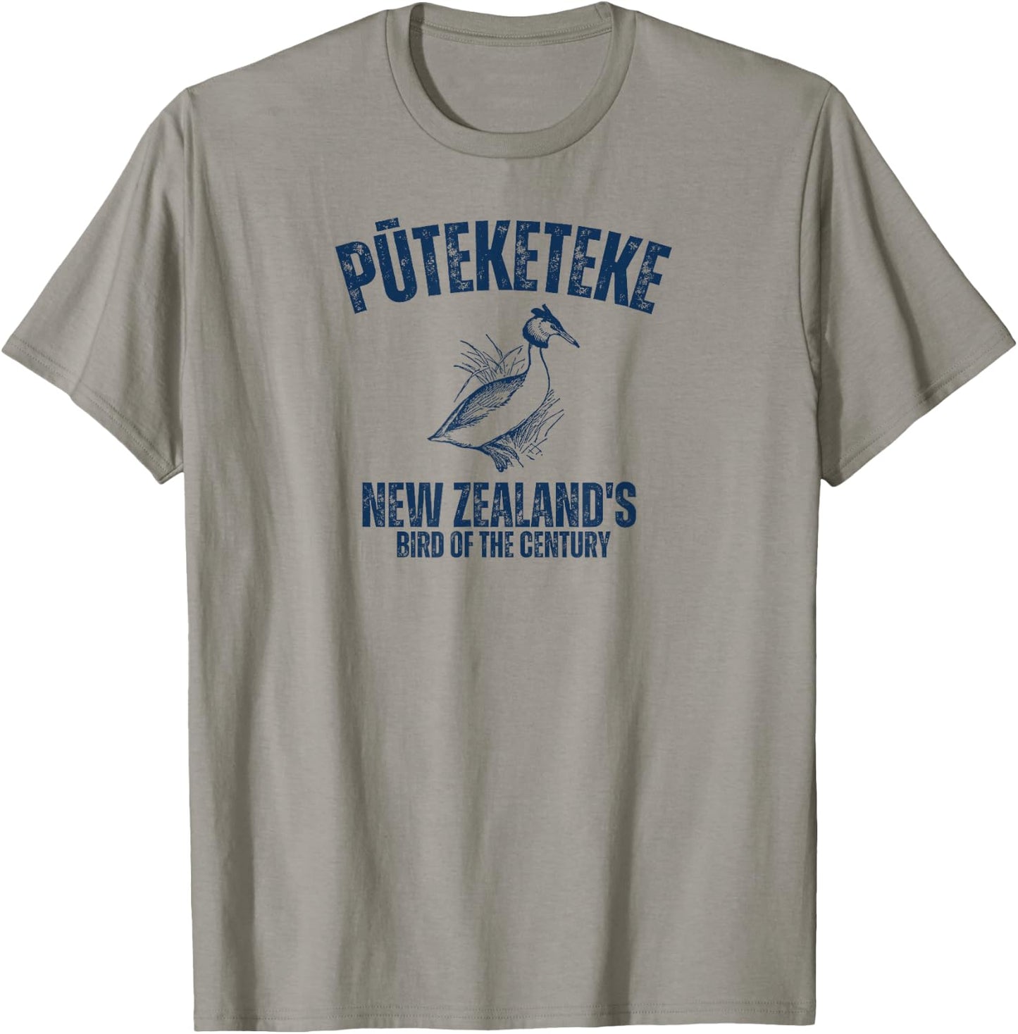 Puteketeke New Zealand’s Bird of the Century T-Shirt - T-Shirt | Sand