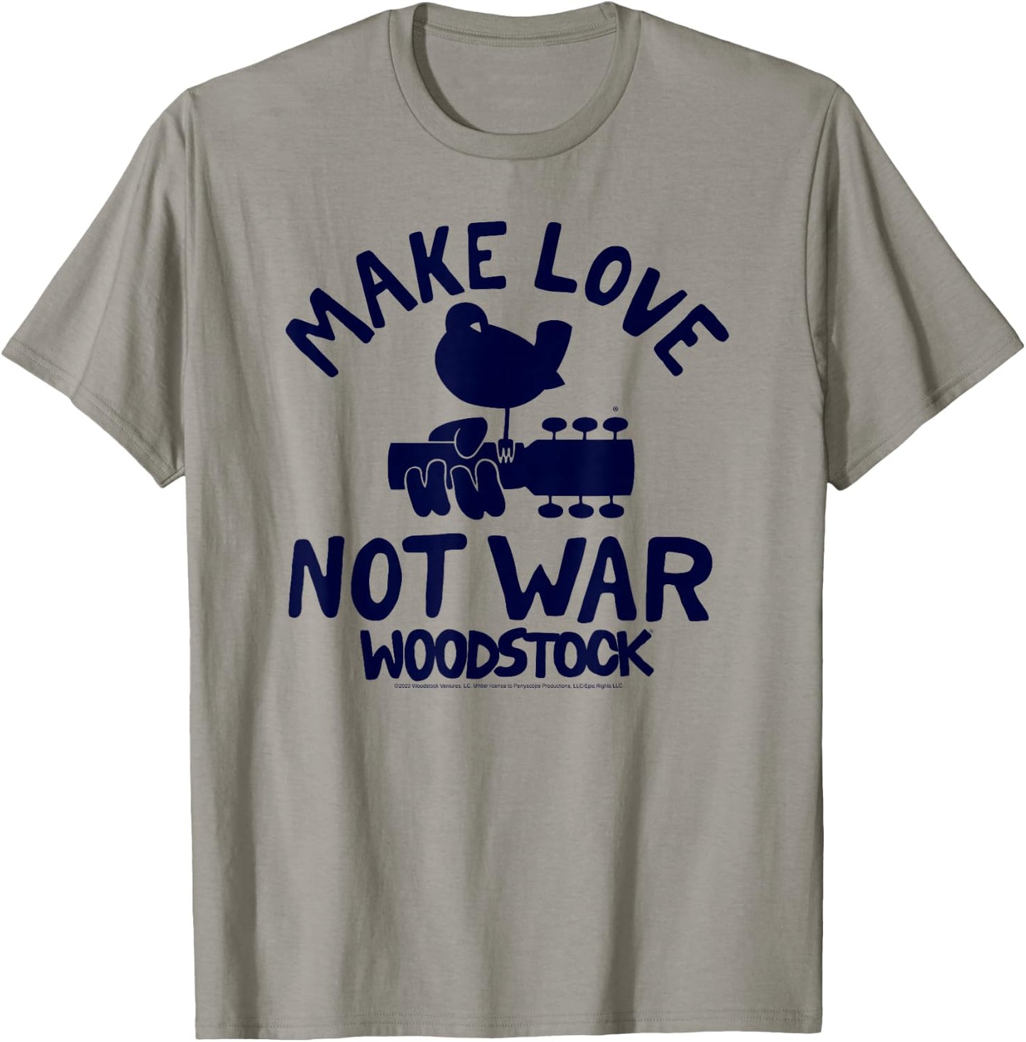 Woodstock - Make Love Not War T-Shirt - T-Shirt | Sand