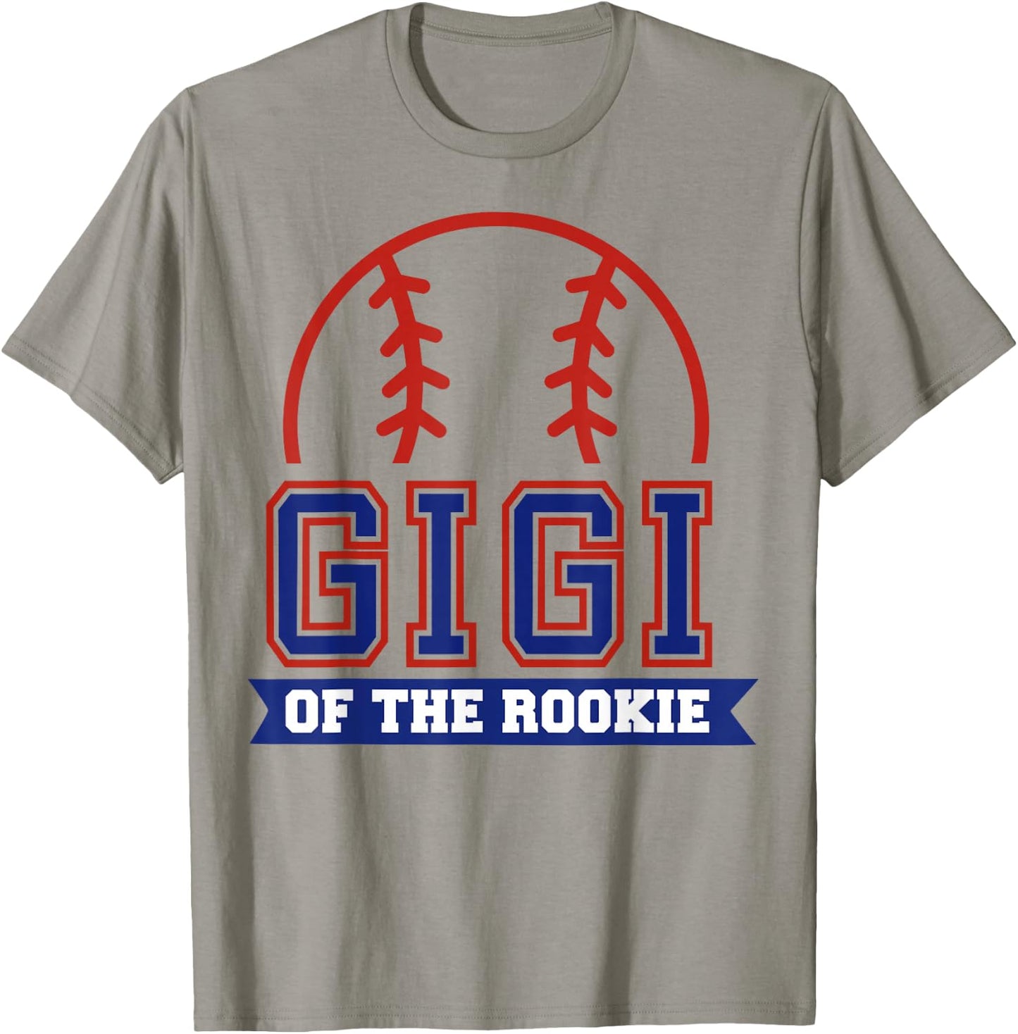 Gigi of Rookie 1st Birthday Baseball Theme Matching Party T-Shirt - T-Shirt | Sand
