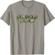 Stranger Things Military Camouflage Dripping Paint Logo T-Shirt - T-Shirt | Sand