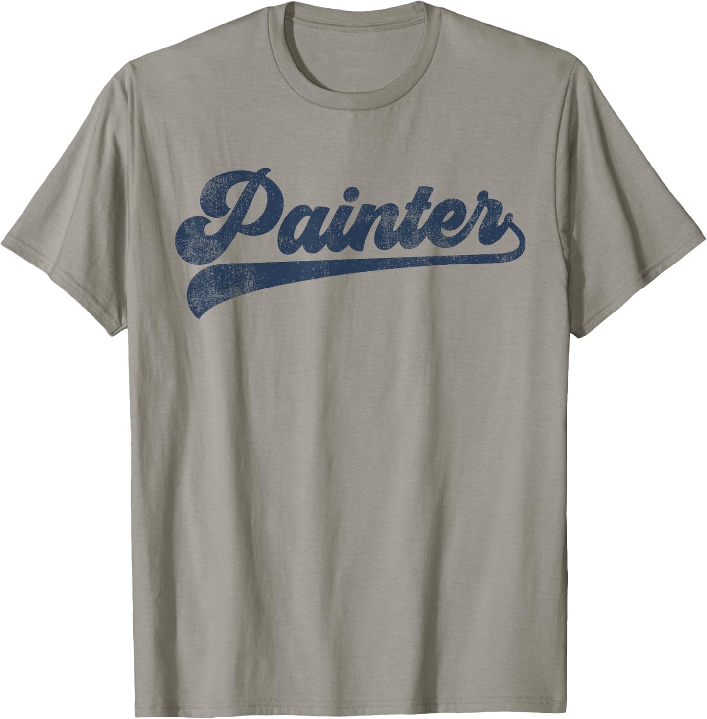 Painter Cute Vintage Graphic T-Shirt - T-Shirt | Sand