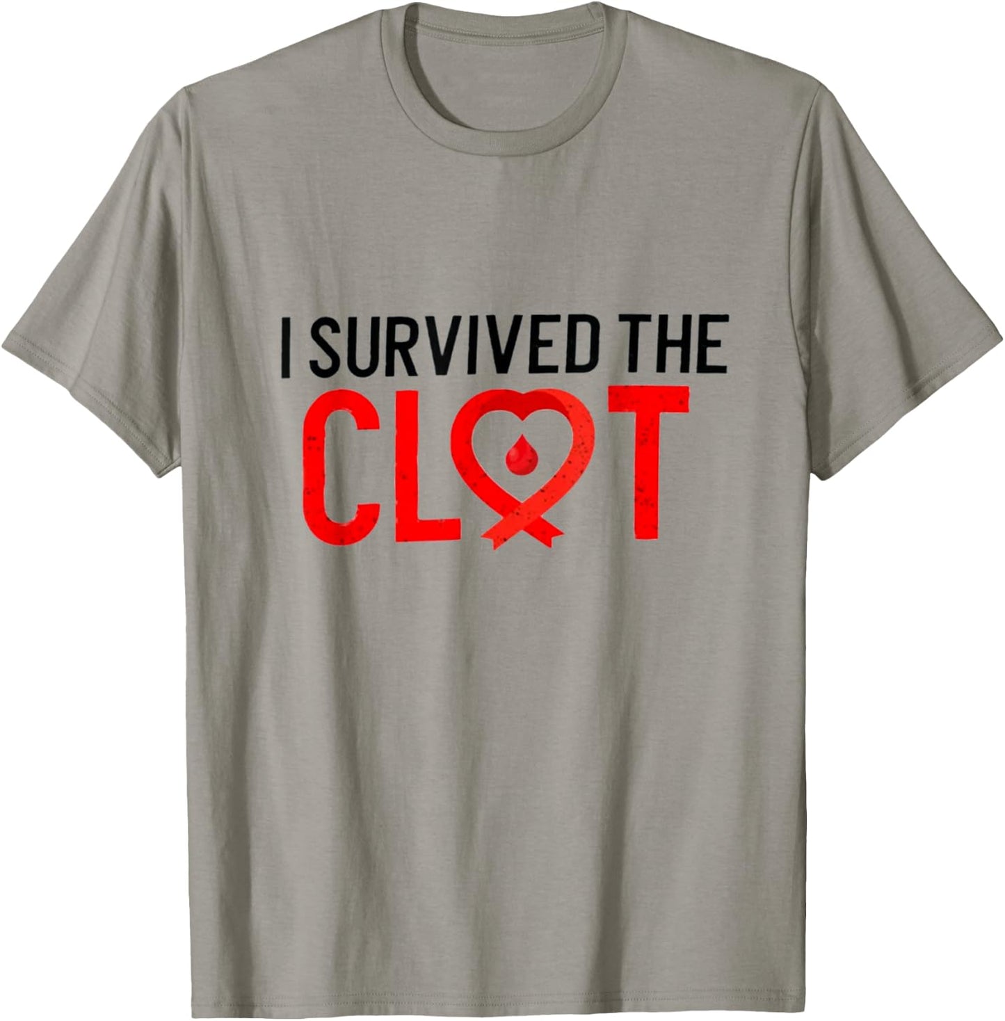 I Survived Blood Clot, Pulmonary Embolism Awareness T-Shirt - T-Shirt | Sand